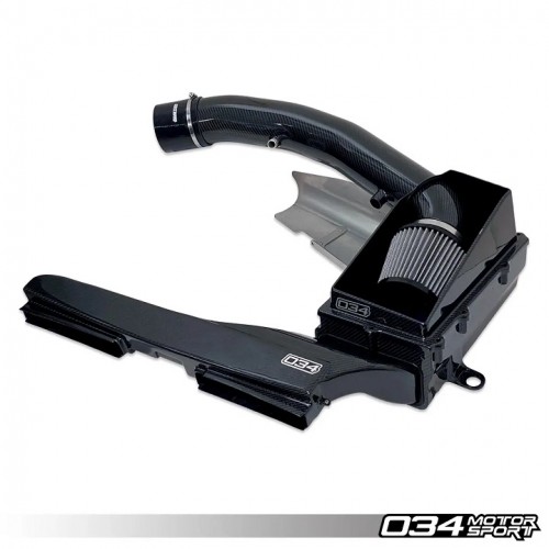 034 X34 4" Carbon Fiber Open Top Intake Bundle 2.5TFSI EVO